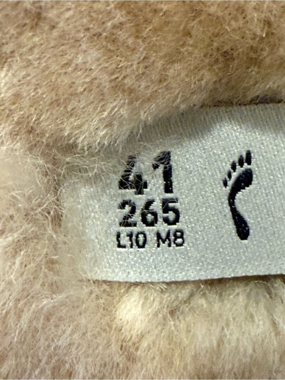 Birkenstock Arizona Genuine Shearling Slide Sandal Taupe Size W-10 M-8 EU 41 NWT - Picture 12 of 13